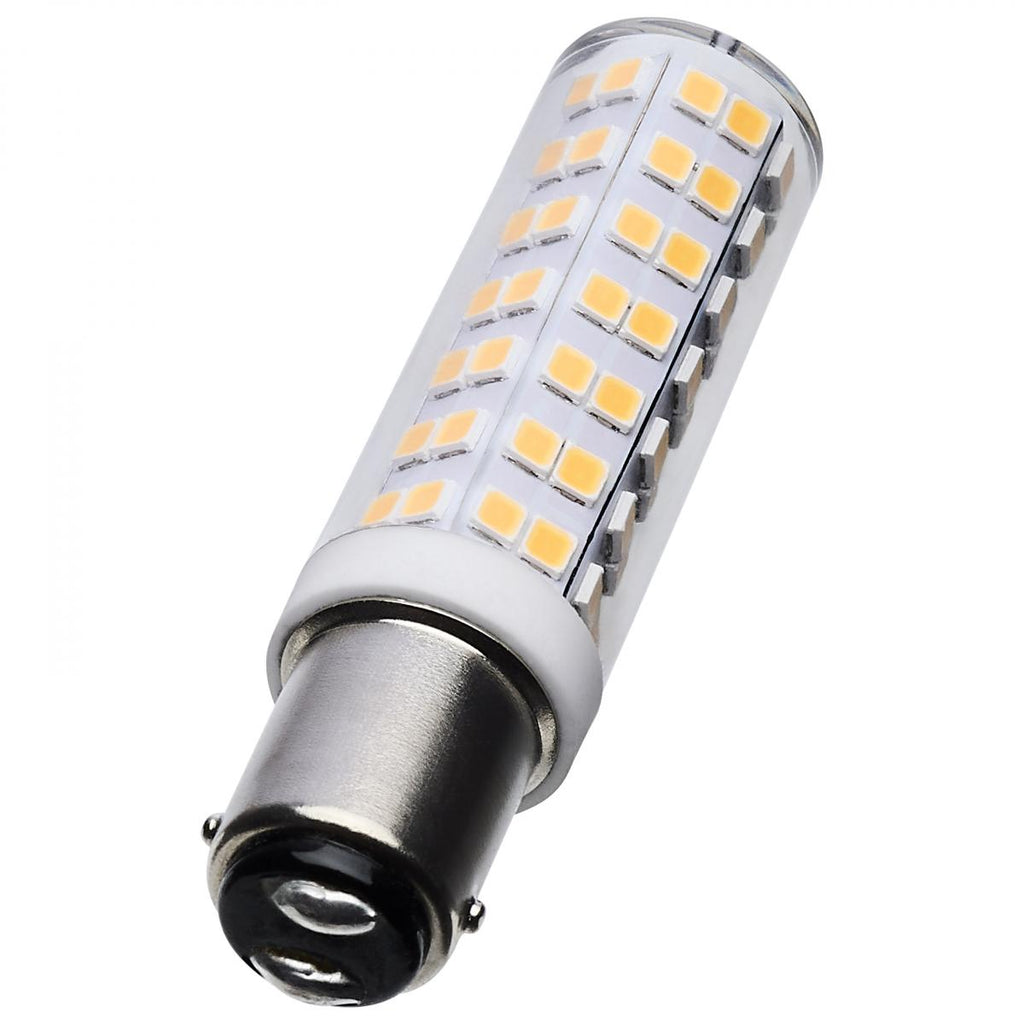 Satco 6.5w T6 LED 120v DC Base 3000k Clear Finish Bulb