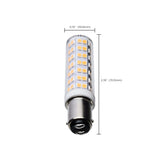 Satco 6.5w T6 LED 120v DC Base 3000k Clear Finish Bulb_3