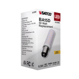 Satco 6.5w T6 LED 120v DC Base 3000k Frosted Finish Bulb_2