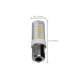 Satco 4.5w T6 LED 12v BA15s Base 5000K Clear Finish Bulb_3