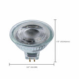 Satco 5.5w MR16 LED Floodlight 3000K CCT GU5.3 Base 12v Bulb_2