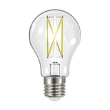 Satco 8w LED Bulb A19 Clear Finish 4000K - 60w-equiv