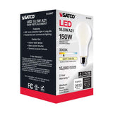 18.5W A21 LED Frost Finish Medium base Soft White 3000K 120v - 150W equiv_6