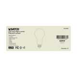 21W A23 LED Frost Finish Medium base Soft White 3000K 120v - 200W equiv_1