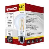 Satco 5w A19 LED Medium Base Clear 3500K CCT 120v Bulb_1