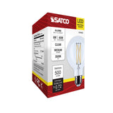 Satco 6w G25 LED Medium Base Clear 3500K CCT 120v Bulb_1
