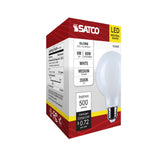 Satco 6w G25 LED Medium Base White Finish 3500K CCT 120v Bulb_1