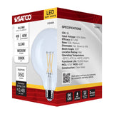 Satco 4w G40 LED Medium Base Clear 3000K CCT 120v Bulb_1