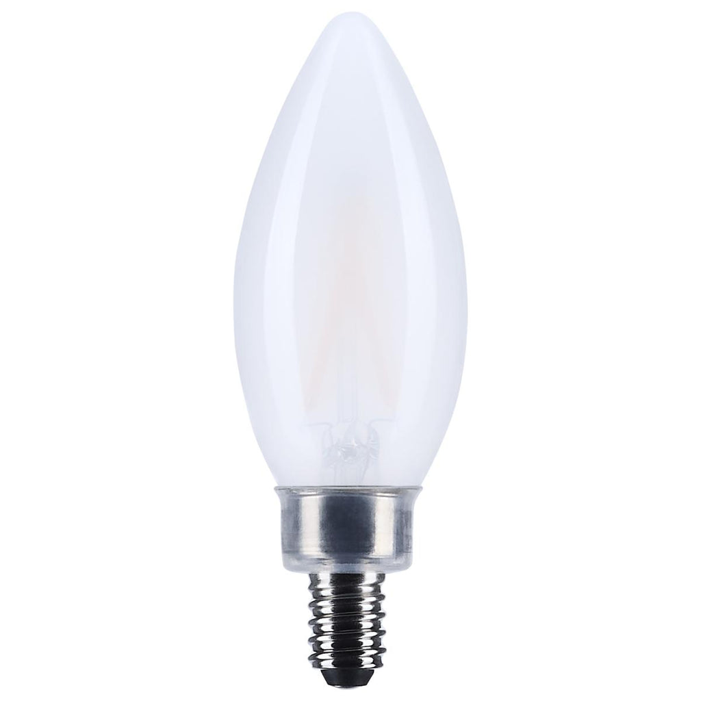 3w B11 LED Candle E12 Candelabra base 200Lm 3000K Dimmable Bulb - 25w Equiv