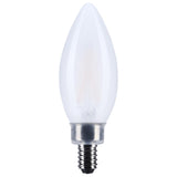 3w B11 LED Candle E12 Candelabra base 200Lm 3000K Dimmable Bulb - 25w Equiv