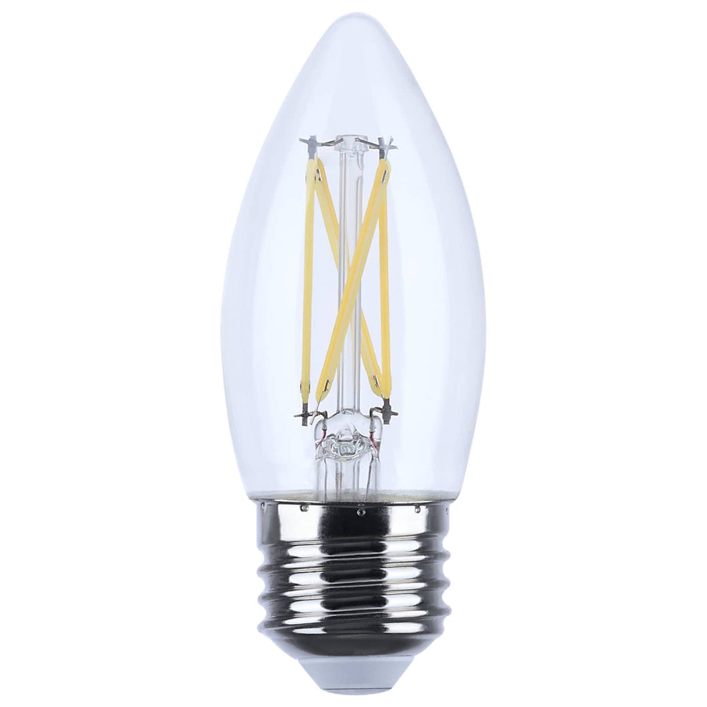 Satco 4w B11 LED Medium Base Clear 5000K CCT 120v Bulb