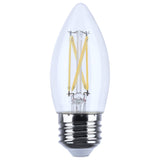 Satco 4w B11 LED Medium Base Clear 5000K CCT 120v Bulb
