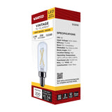 Satco 2.8w T6 LED Candelabra Base Clear 3000K CCT 120v Bulb_1