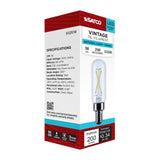 Satco 2.8w T6 LED Candelabra Base Clear 5000K CCT 120v Bulb - BulbAmerica