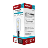 Satco 2.8w T6 LED Candelabra Base Clear 5000K CCT 120v Bulb_1