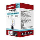 Satco 3w T6.5 LED Intermediate Base Clear 4000K CCT 120v Bulb_1