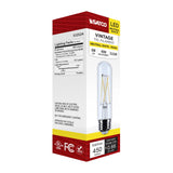 Satco 5.5w T10 LED Medium Base Clear 3500K CCT 120v Bulb - BulbAmerica