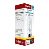 Satco 8w T10 LED Medium Base Clear 4000K CCT 120v Bulb - BulbAmerica