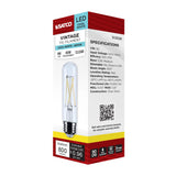Satco 8w T10 LED Medium Base Clear 4000K CCT 120v Bulb_1