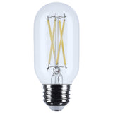 Satco 5.5w T14 LED Medium Base Clear 3000K CCT 120v Bulb