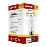 Satco 5.5w T14 LED Medium Base Clear 3000K CCT 120v Bulb - BulbAmerica