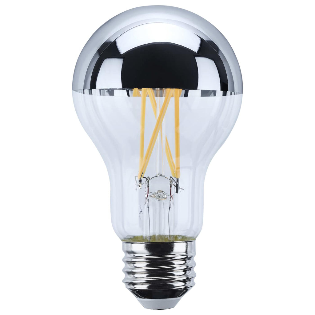 Satco 12w A19 LED Medium Base 2700K CCT Silver Crown 100w Replacement Bulb