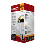 Satco 12w A19 LED Medium Base 2700K CCT Gold Crown 100w Replacement Bulb - BulbAmerica