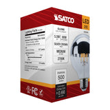 Satco 5.5w G25 LED Medium Base 2700K CCT Silver Crown 60w Replacement Bulb_1