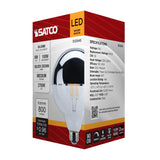 Satco 8w G40 LED Medium Base 2700K CCT Silver Crown 100w Replacement Bulb - BulbAmerica