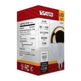 Satco 8w G40 LED Medium Base 2700K CCT Gold Crown 100w Replacement Bulb_1