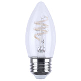Satco 4w B11 LED Reminiscent Flex Gray Coil Filament E26 2700K 120v Bulb