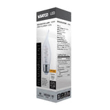 Satco 4w CA11 LED Reminiscent Flex Gray Coil Filament E26 2700K 120v Bulb - BulbAmerica