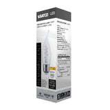 Satco 4w CA11 LED Reminiscent Flex Gray Coil Filament E26 3000K 120v Bulb - BulbAmerica