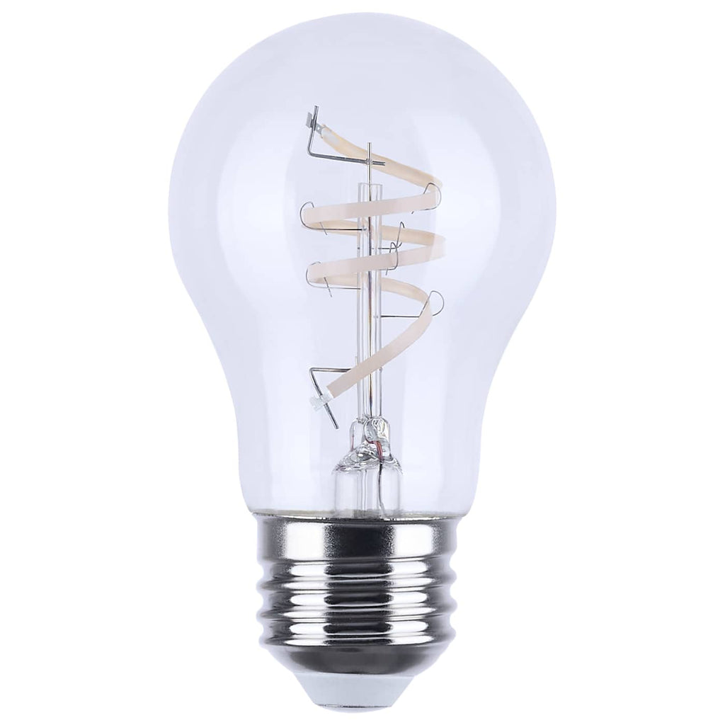 Satco 4w A15 LED Reminiscent Flex Gray Coil Filament E26 2700K 120v Bulb