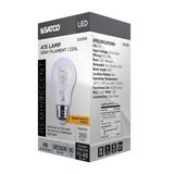 Satco 4w A15 LED Reminiscent Flex Gray Coil Filament E26 2700K 120v Bulb - BulbAmerica
