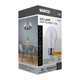 Satco 4w A15 LED Reminiscent Flex Gray Coil Filament E26 2700K 120v Bulb_1