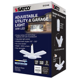 30W LED Garage Utility Light 5000K E26 base Adjustable Beam Angle - 200W equiv_6