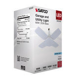 Satco 60w LED Multi-Beam Utility Garage Lamp 5000K White Finish 120v_5
