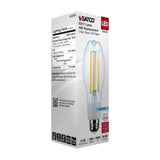 Satco 13.5w LED HID Replacement ED17 2200K E26 Base 120-277v Clear Finish Bulb_2