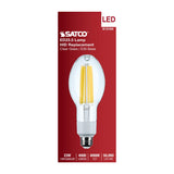 Satco 13.5w LED HID Replacement ED17 2200K E26 Base 120-277v Clear Finish Bulb - BulbAmerica