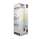 Satco 13.5w LED HID Replacement ED17 2200K E26 Base 120-277v Clear Finish Bulb_2