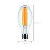 Satco 28w LED HID Replacement ED28 2200K EX39l Base 120-277v Clear Finish Bulb_4