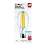 Satco 28w LED HID Replacement ED28 4000K EX39l Base 120-277v Clear Finish Bulb - BulbAmerica