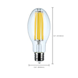 Satco 28w LED HID Replacement ED28 4000K EX39l Base 120-277v Clear Finish Bulb_4