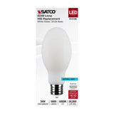 Satco 34w LED HID Replacement ED28 5000K EX39l Base 120-277v White Finish Bulb - BulbAmerica