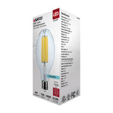 Satco 40w LED HID Replacement ED37 4000K EX39l Base 120-277v Clear Finish Bulb_2