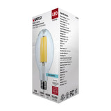 Satco 56w LED HID Replacement ED37 4000K EX39l Base 120-277v Clear Finish Bulb_2