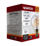 Satco 3.5w G16.5 LED 2000K CCT Candelabra Base Clear Glass 120v Bulb - BulbAmerica