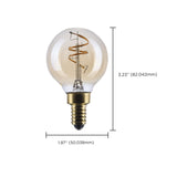 Satco 3.5w G16.5 LED 2000K CCT Candelabra Base Clear Glass 120v Bulb_2