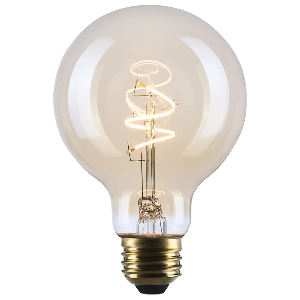 Satco 3.5w G25 LED 2000K CCT Selectable E26 Base Clear Glass 120v Bulb